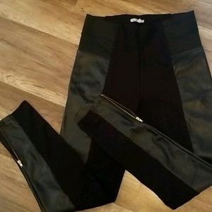 FAUX LEATHER LEGGINGS